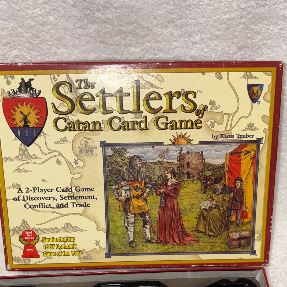 The Settlers of Catan Card Game 485 Mayfair Games 1998 Cards Complete